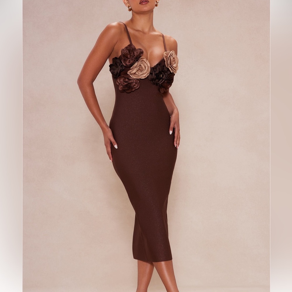 Fashion Nova Chocolate Brown Pencil Skirt dress